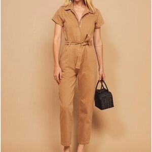 reformation jeans kenny boiler jumpsuit